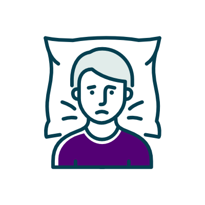 eating and sleeping issues icon